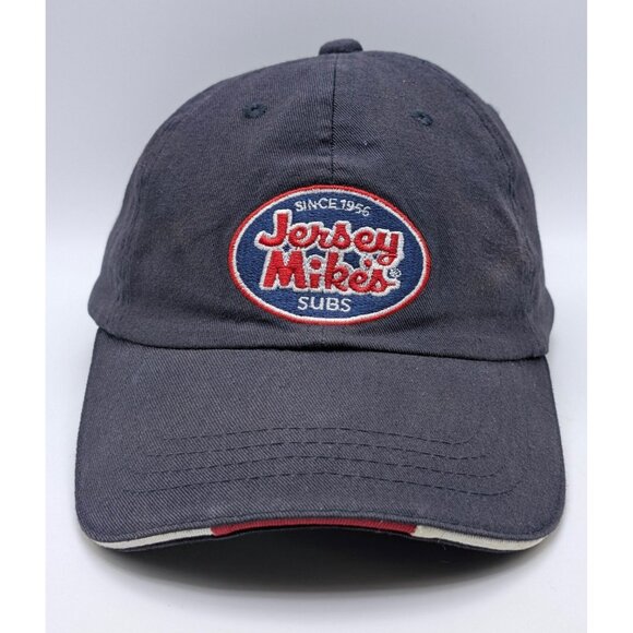 Jersey Mike's Subs Since 1956 Hat Strap Back Crew Member Cap Employee Sandwich - Picture 2 of 5